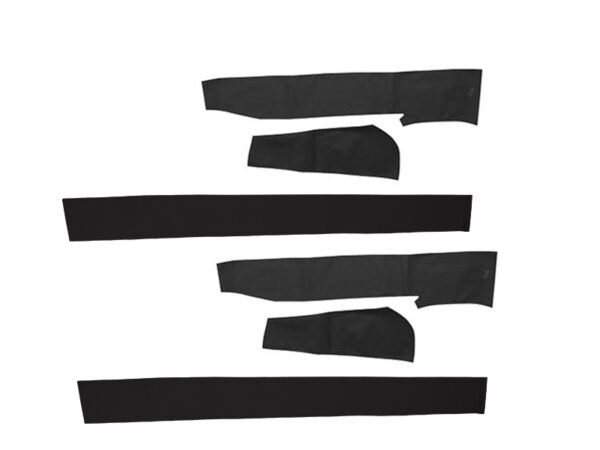 MoreThanTops Black Vinyl Soft Top For Ford Mustang 1994-2004 – One-Piece Haartz Style With Plastic Windows
