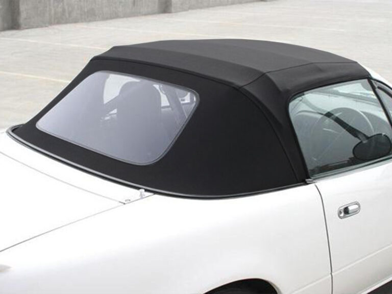 Mazda MX5 soft top, produced in Haartz Stayfast Canvas and comes with