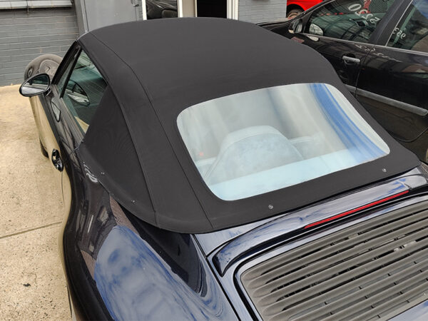 Porsche Carrera 4 911-993 soft top, produced in German Classic Sonnenland® and comes with green plastic window