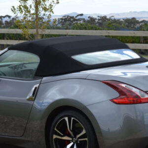 Nissan 370Z soft top, produced in Haartz Twillfast RPC and comes with glass window & demister