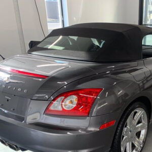 Chrysler Crossfire soft top, produced in Haartz Twillfast RPC and comes with glass window & demister