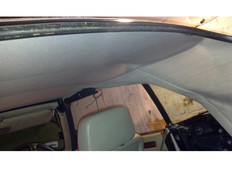 Jaguar XJS & XJ12 headliner, produced in Twill Cloth Prestige Soft Tops