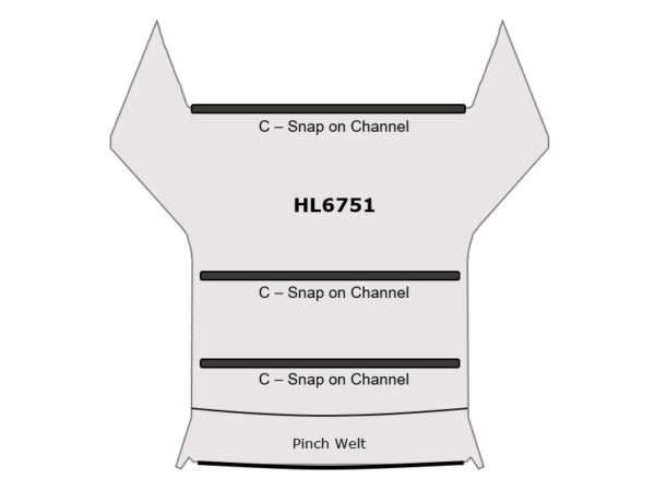 BMW 3 Series, 318i, 320i, 325i, 328i & M3 - Type 1 E36 headliner, produced in Twill Cloth and comes with PVC retainers - Image 2