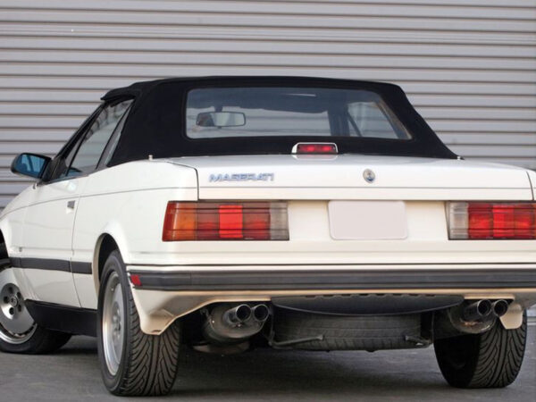 Maserati Spyder BiTurbo soft top, produced in Haartz Twillfast RPC and comes with plastic window and zipper - Image 2