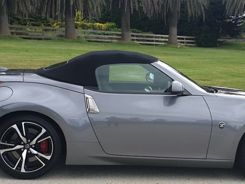 Nissan 370Z soft top, produced in Haartz Stayfast Canvas and comes with